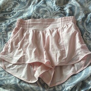 Lululemon Athletica Light Pink Athletic Shorts